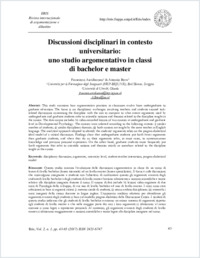 Arcidiacono_Bova_ERIS_Discussioni disciplinari in contesto universitario